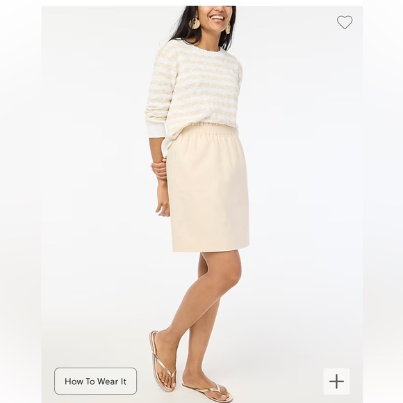 NWT J Crew linen skirt - Picture 2 of 14